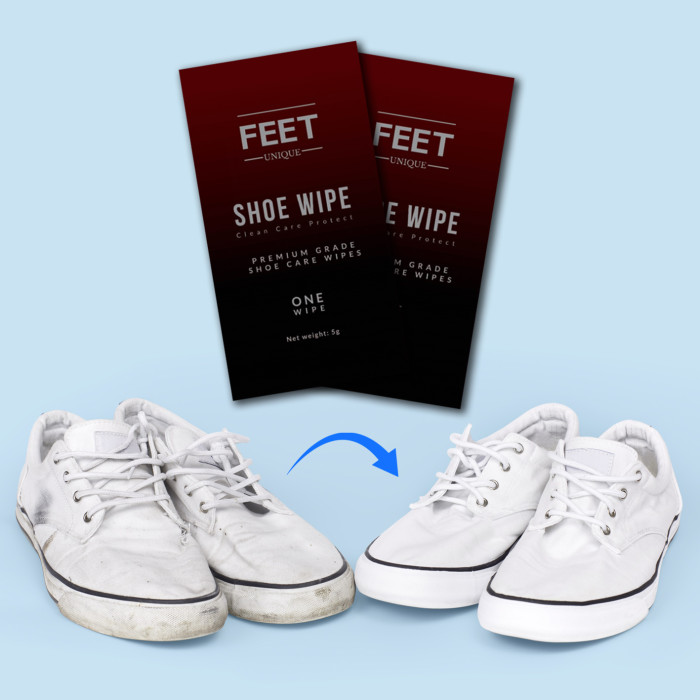 Eenvoudig je schoenen schoonmaken met deze schoenen wipes